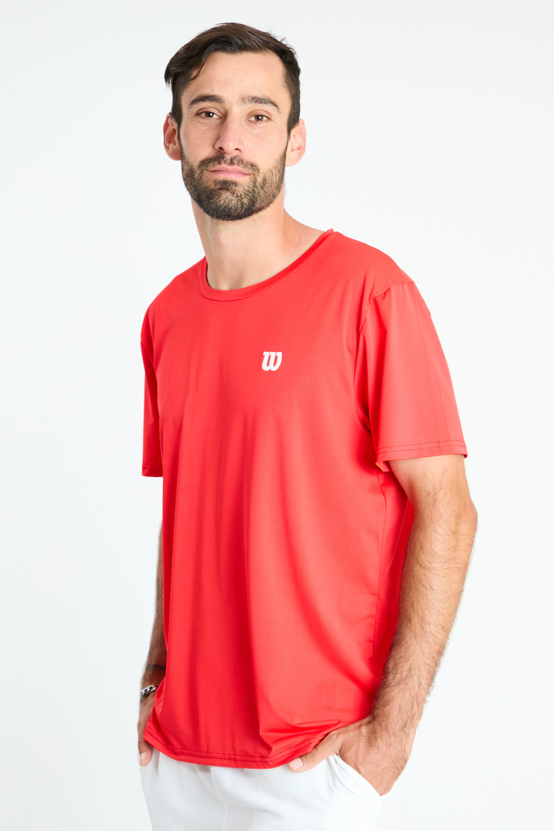 POLERA DEPORTIVA HOMBRE ROJA