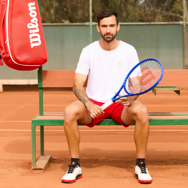 Short Deportivo Poliester Rojo H