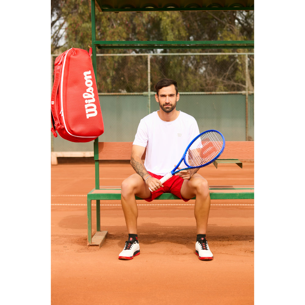 SHORT POLIESTER CABALLERO ROJO