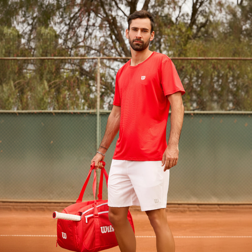 Polera Deportiva Hombre Roja