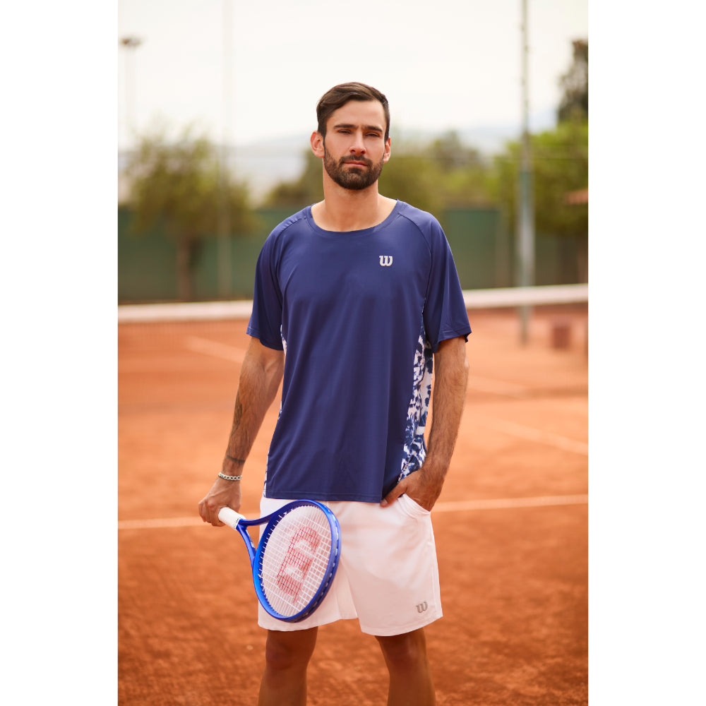 POLERA DEPORTIVA HOMBRE AZUL