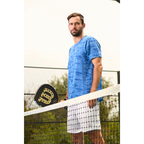 POLERA DEPORTIVA HOMBRE AZUL