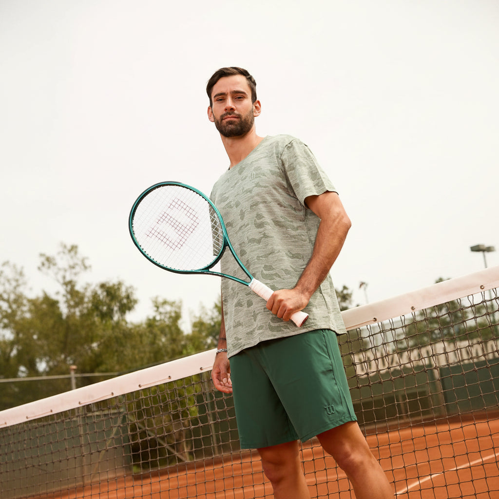 Short Poliester Caballero Verde