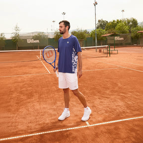 Short Poliester Caballero Blanco