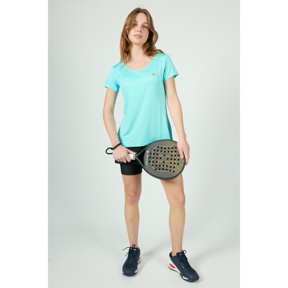 POLERA MUJER WILSON CELESTE