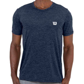 POLERA JASPEADA CABALLEROS MARINO